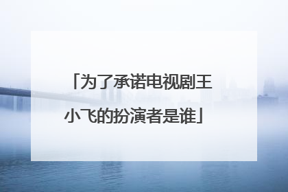 为了承诺电视剧王小飞的扮演者是谁