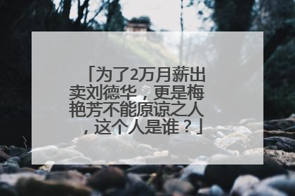 为了2万月薪出卖刘德华,更是梅艳芳不能原谅之人,这个人是谁?