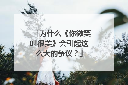 为什么《你微笑时很美》会引起这么大的争议?
