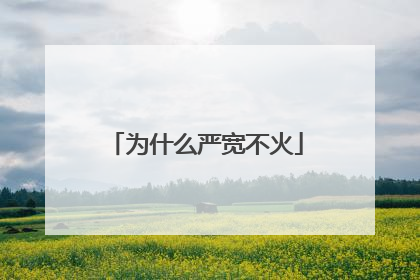 为什么严宽不火