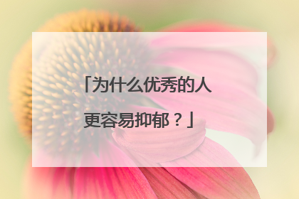为什么优秀的人更容易抑郁？