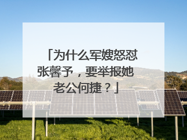 为什么军嫂怒怼张馨予，要举报她老公何捷？