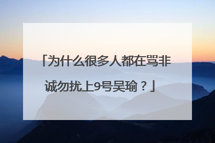 为什么很多人都在骂非诚勿扰上9号吴瑜？