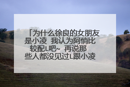 为什么徐良的女朋友是小凌 我认为阿悄比较配L吧~ 再说那 些人都没见过L跟小凌在一起 凭什么说啊！！！！！