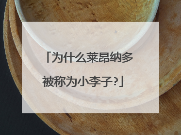 为什么莱昂纳多被称为小李子?