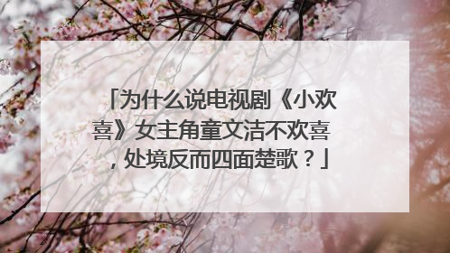 为什么说电视剧《小欢喜》女主角童文洁不欢喜，处境反而四面楚歌？