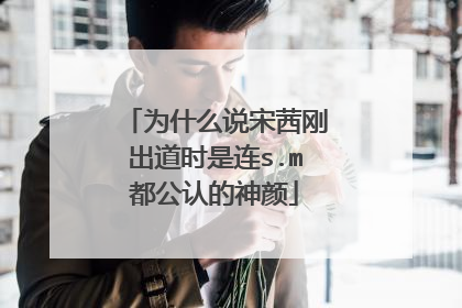 为什么说宋茜刚出道时是连s.m都公认的神颜