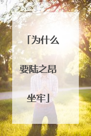 为什么要陆之昂坐牢