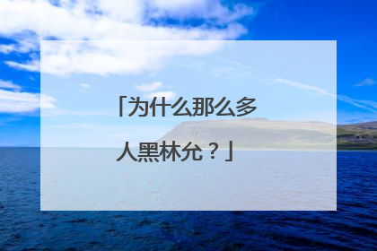 为什么那么多人黑林允?