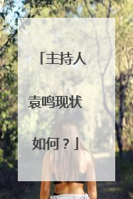 主持人袁鸣现状如何？