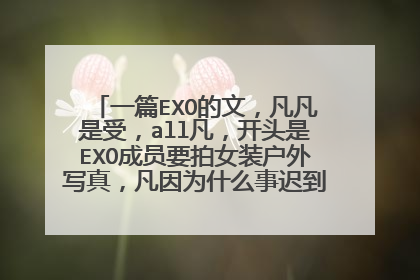 一篇EXO的文，凡凡是受，all凡，开头是EXO成员要拍女装户外写真，凡因为什么事迟到了，其他成员
