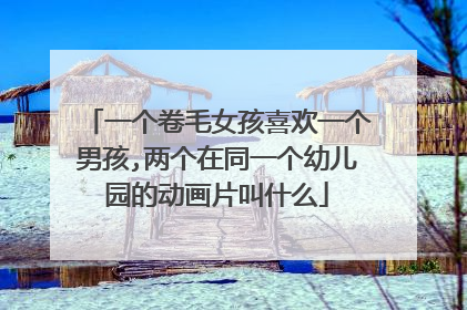 一个卷毛女孩喜欢一个男孩,两个在同一个幼儿园的动画片叫什么