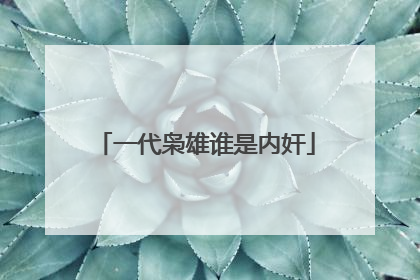 一代枭雄谁是内奸