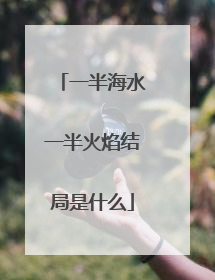 一半海水一半火焰结局是什么