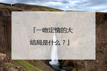 一吻定情的大结局是什么?