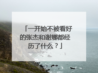 一开始不被看好的张杰和谢娜都经历了什么?