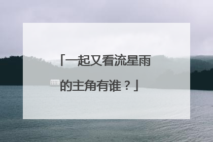 一起又看流星雨的主角有谁？