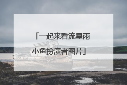 一起来看流星雨小鱼扮演者图片