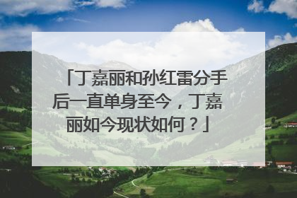 丁嘉丽和孙红雷分手后一直单身至今,丁嘉丽如今现状如何?