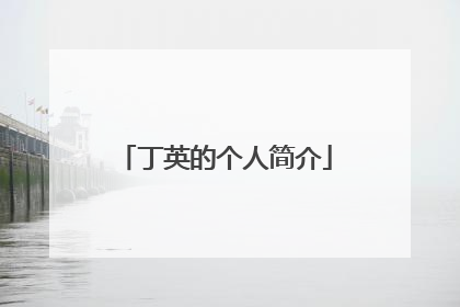 丁英的个人简介