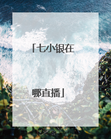 七小银在哪直播