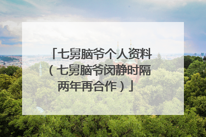 七舅脑爷个人资料（七舅脑爷闵静时隔两年再合作）