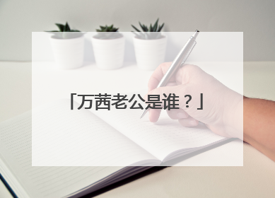 万茜老公是谁？