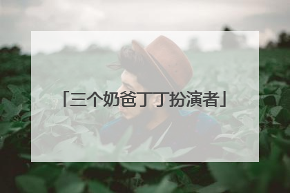 三个奶爸丁丁扮演者