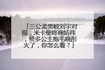 三公孟美岐刘宇对视,米卡壁咚鞠婧祎,赞多公主抱毛晓彤火了,你怎么看?