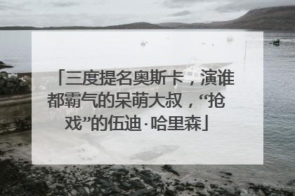 三度提名奥斯卡,演谁都霸气的呆萌大叔,“抢戏”的伍迪·哈里森