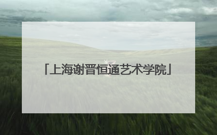 上海谢晋恒通艺术学院