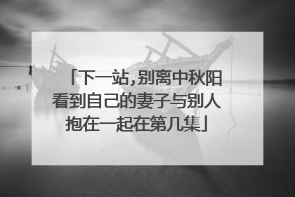 下一站,别离中秋阳看到自己的妻子与别人抱在一起在第几集