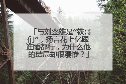 与刘銮雄是“铁哥们”,扬言花上亿跟谁睡都行,为什么他的结局却很凄惨?