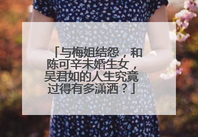 与梅姐结怨,和陈可辛未婚生女,吴君如的人生究竟过得有多潇洒?