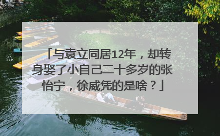 与袁立同居12年,却转身娶了小自己二十多岁的张怡宁,徐威凭的是啥?