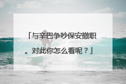 与辛巴争吵保安撤职。对此你怎么看呢？