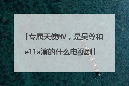 专属天使MV，是吴尊和ella演的什么电视剧