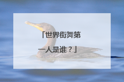 世界街舞第一人是谁?