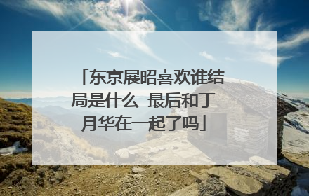 东京展昭喜欢谁结局是什么 最后和丁月华在一起了吗
