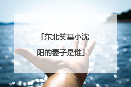 东北笑星小沈阳的妻子是谁