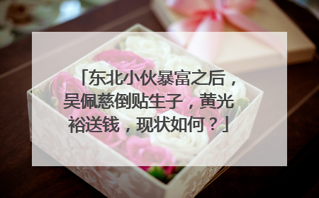 东北小伙暴富之后，吴佩慈倒贴生子，黄光裕送钱，现状如何？