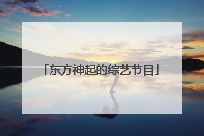 东方神起的综艺节目