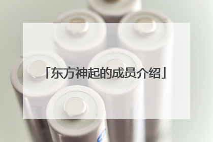 东方神起的成员介绍