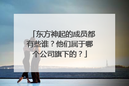 东方神起的成员都有些谁？他们属于哪个公司旗下的？
