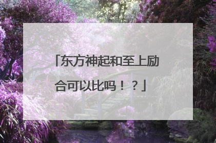 东方神起和至上励合可以比吗！？
