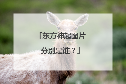 东方神起图片 分别是谁?