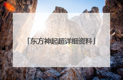 东方神起超详细资料