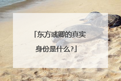 东方彧卿的真实身份是什么?