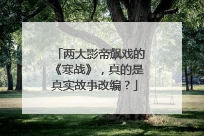 两大影帝飙戏的《寒战》,真的是真实故事改编?