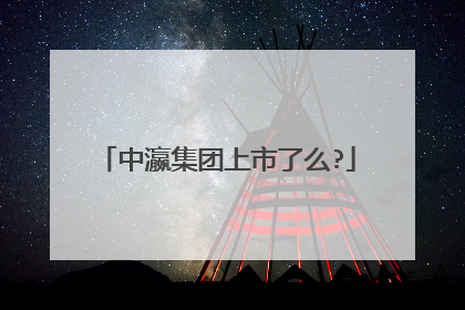 中瀛集团上市了么?
